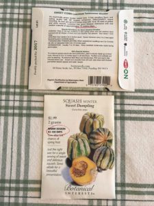 selecting plants and seeds